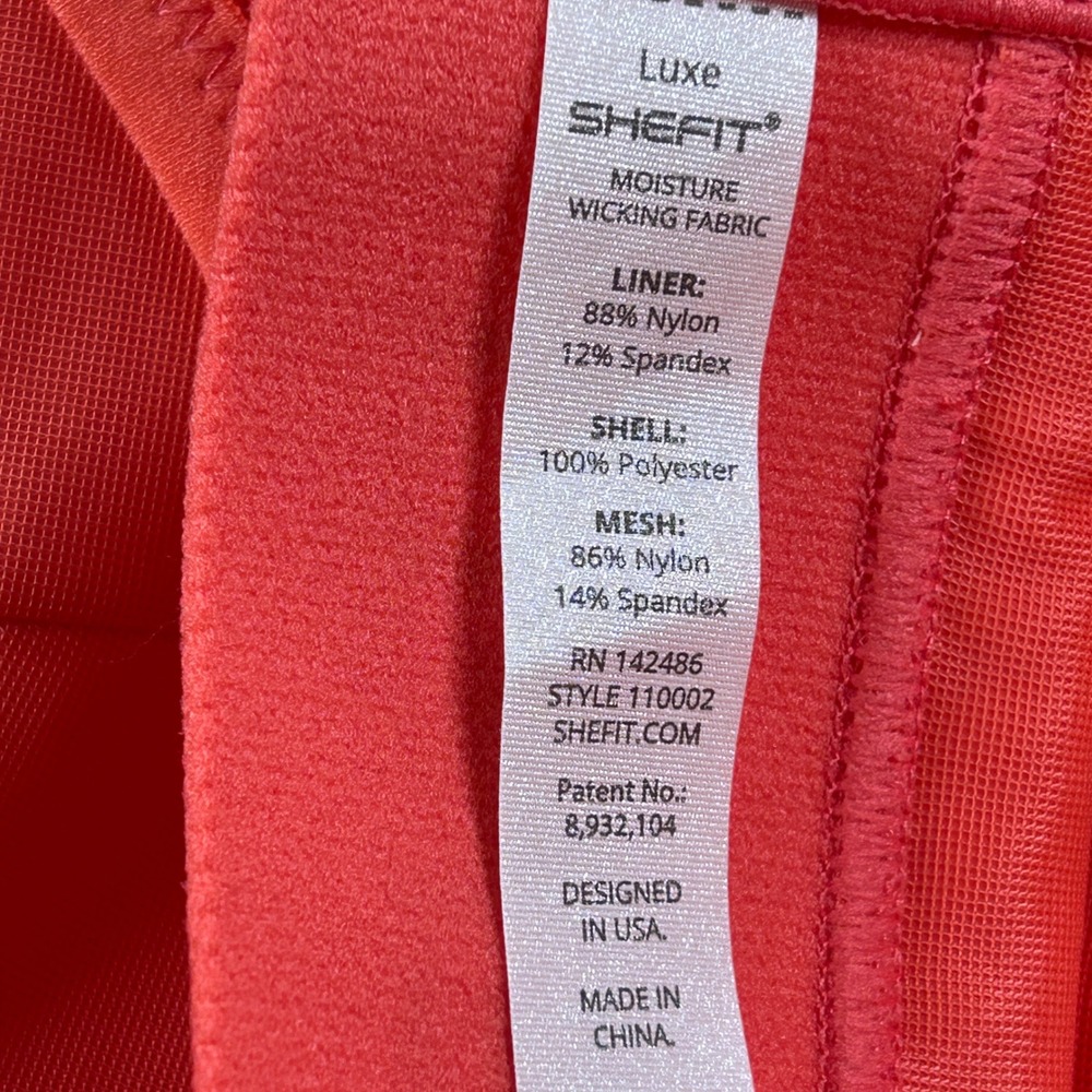 Shefit Ultimate Sports Bra Women Luxe Large Charged Coral High Impact Athleisure - Picture 13 of 16